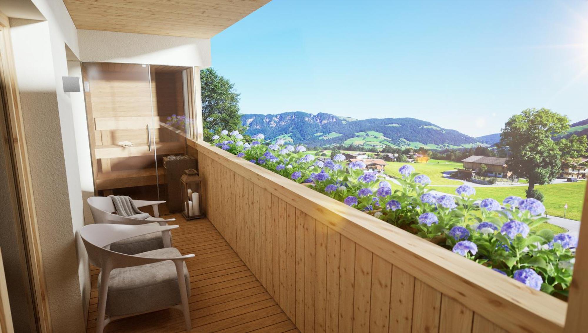 Ferienhotel Iris Auffach Buitenkant foto